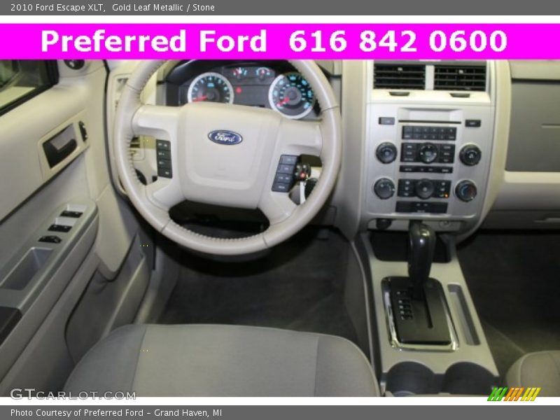 Gold Leaf Metallic / Stone 2010 Ford Escape XLT