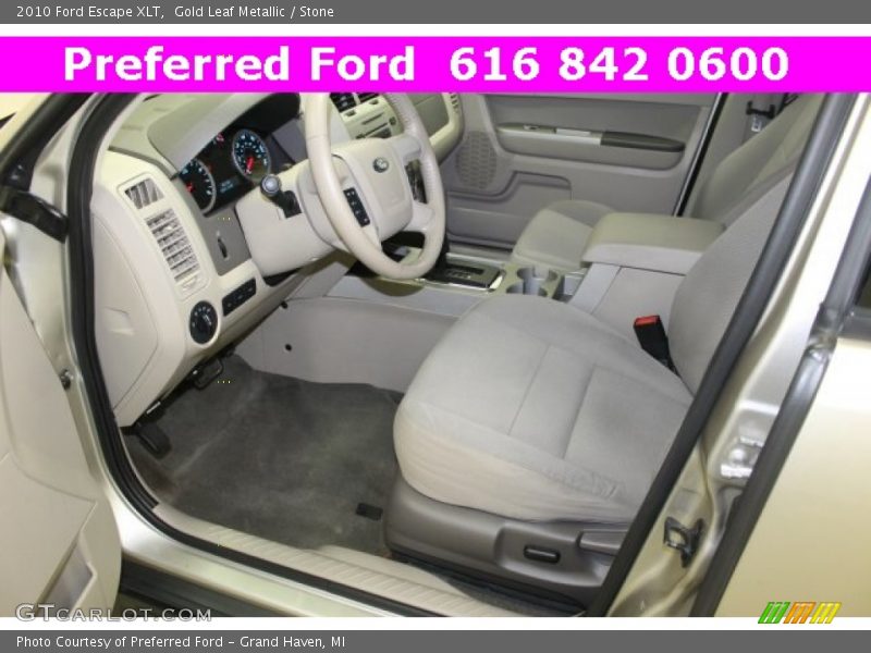 Gold Leaf Metallic / Stone 2010 Ford Escape XLT