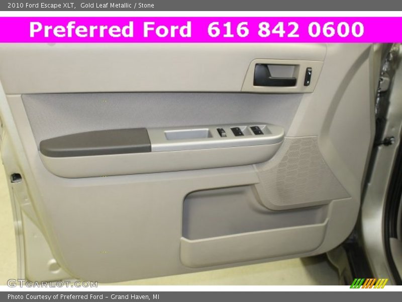 Gold Leaf Metallic / Stone 2010 Ford Escape XLT