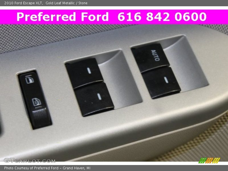 Gold Leaf Metallic / Stone 2010 Ford Escape XLT