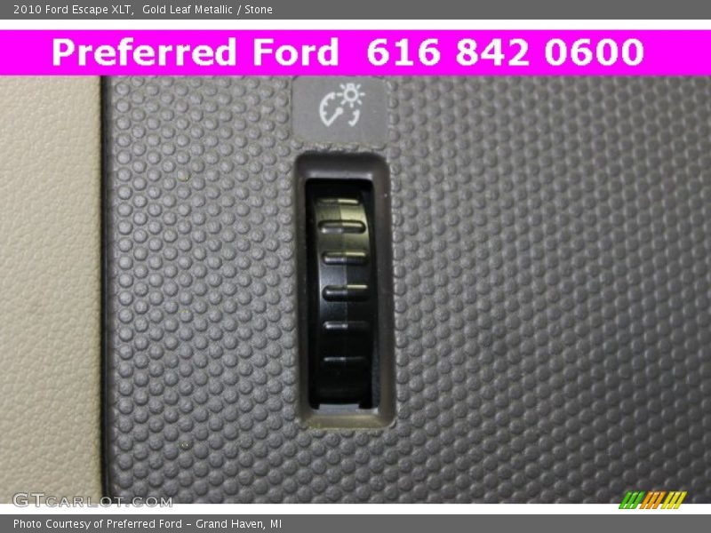 Gold Leaf Metallic / Stone 2010 Ford Escape XLT