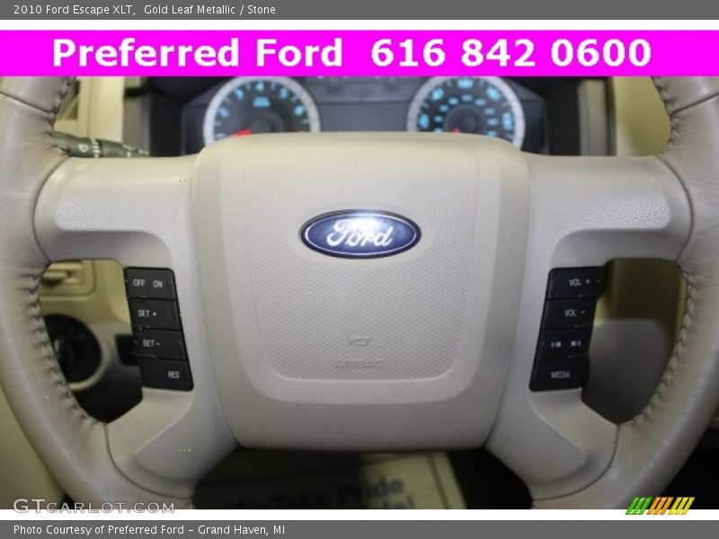 Gold Leaf Metallic / Stone 2010 Ford Escape XLT