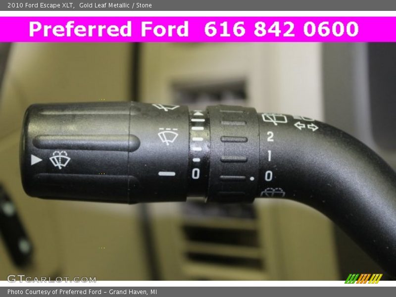 Gold Leaf Metallic / Stone 2010 Ford Escape XLT