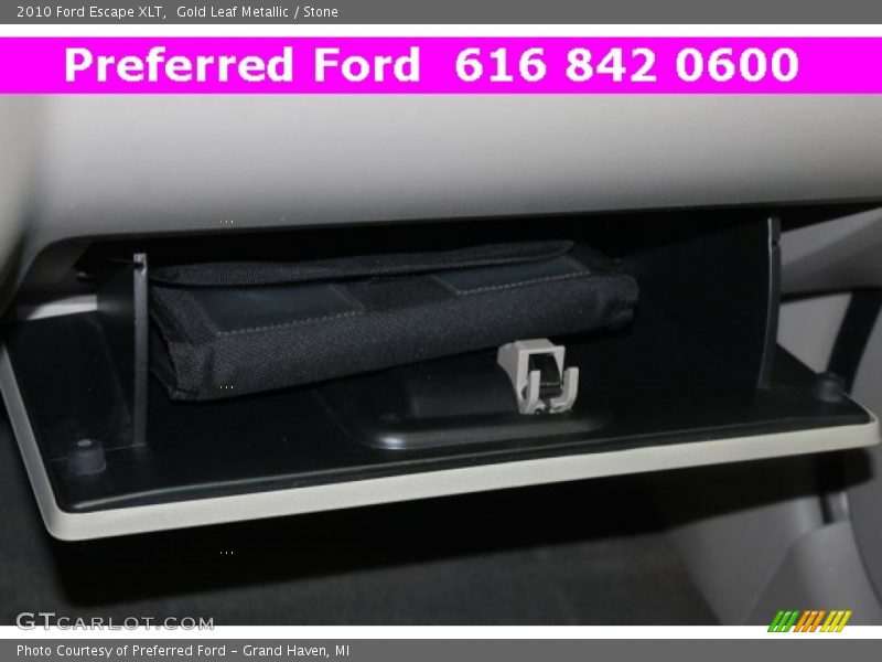 Gold Leaf Metallic / Stone 2010 Ford Escape XLT