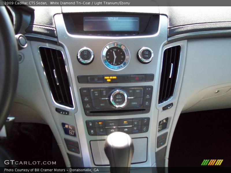 White Diamond Tri-Coat / Light Titanium/Ebony 2009 Cadillac CTS Sedan