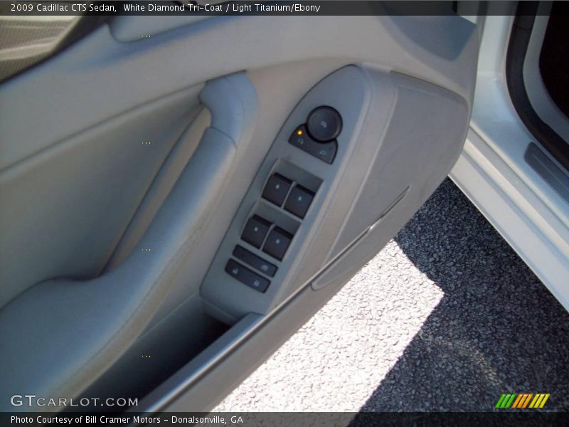 White Diamond Tri-Coat / Light Titanium/Ebony 2009 Cadillac CTS Sedan