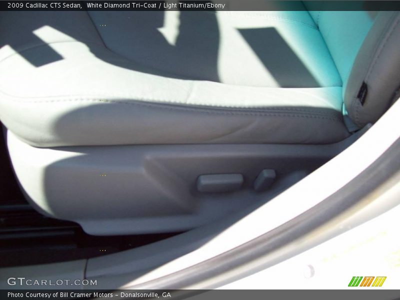 White Diamond Tri-Coat / Light Titanium/Ebony 2009 Cadillac CTS Sedan