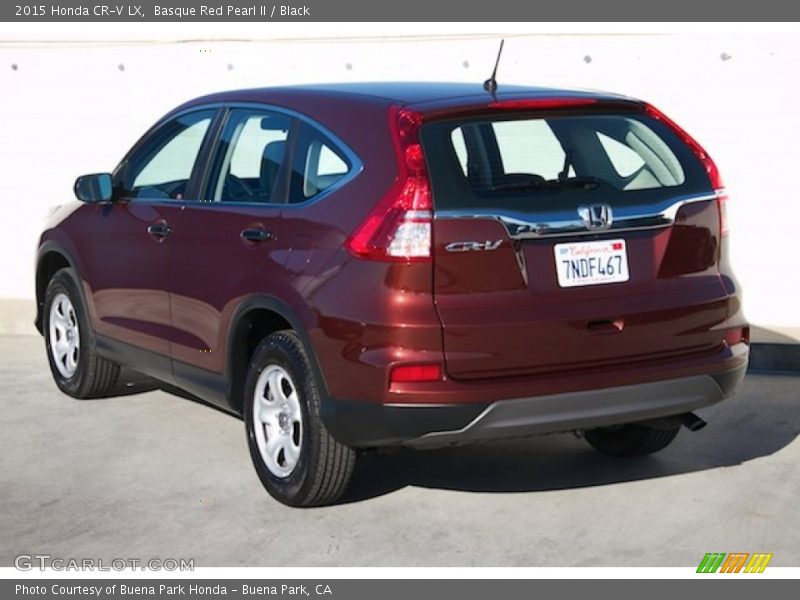 Basque Red Pearl II / Black 2015 Honda CR-V LX