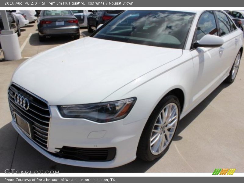Ibis White / Nougat Brown 2016 Audi A6 2.0 TFSI Premium Plus quattro