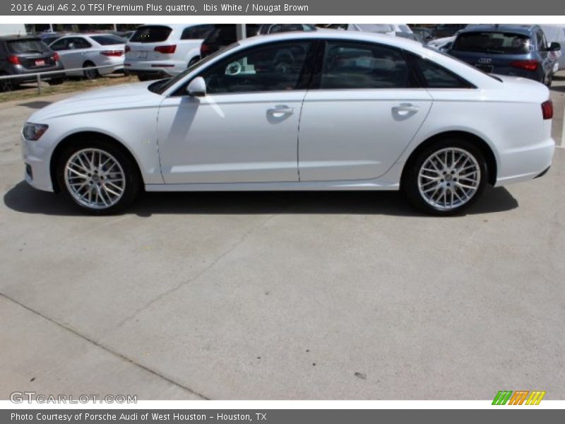 Ibis White / Nougat Brown 2016 Audi A6 2.0 TFSI Premium Plus quattro