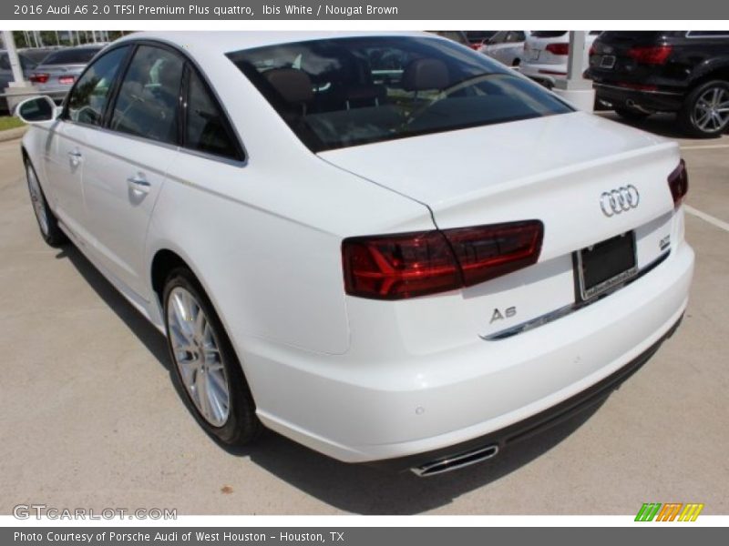 Ibis White / Nougat Brown 2016 Audi A6 2.0 TFSI Premium Plus quattro