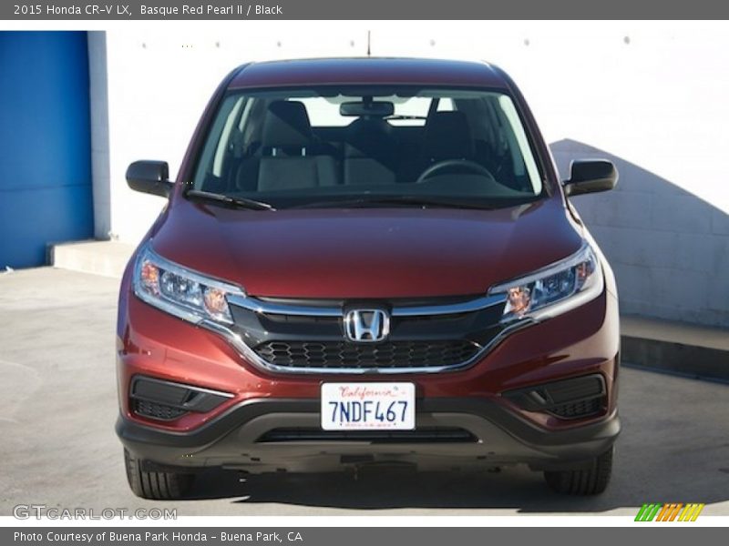 Basque Red Pearl II / Black 2015 Honda CR-V LX