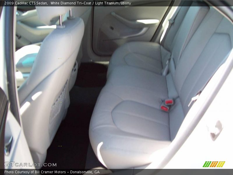 White Diamond Tri-Coat / Light Titanium/Ebony 2009 Cadillac CTS Sedan