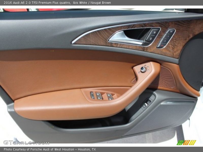 Ibis White / Nougat Brown 2016 Audi A6 2.0 TFSI Premium Plus quattro