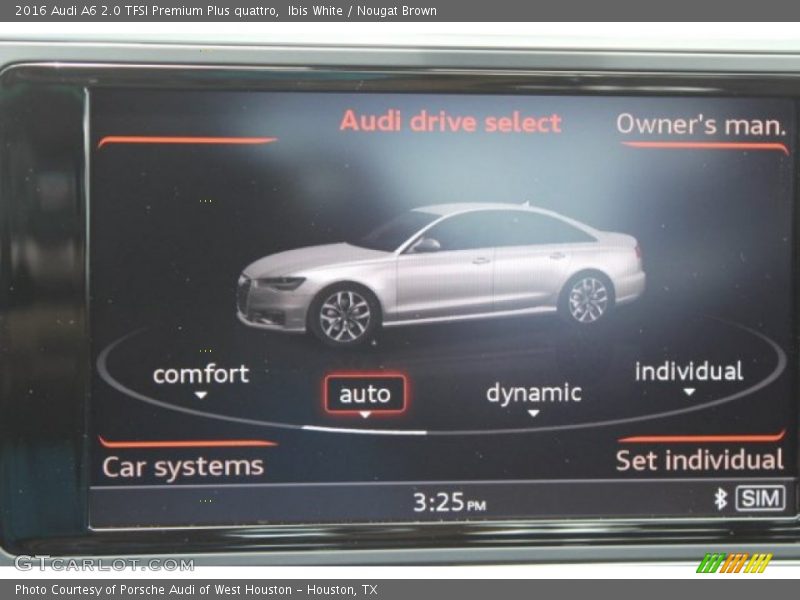 Ibis White / Nougat Brown 2016 Audi A6 2.0 TFSI Premium Plus quattro