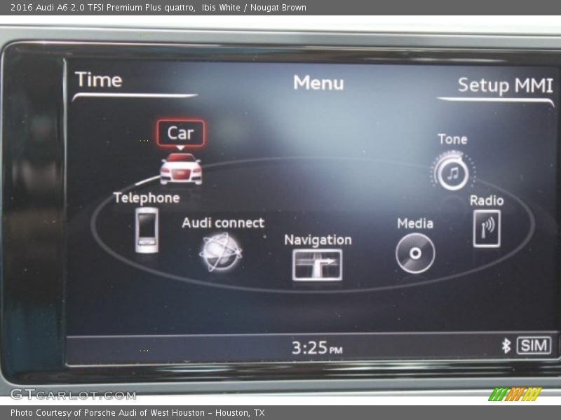Ibis White / Nougat Brown 2016 Audi A6 2.0 TFSI Premium Plus quattro
