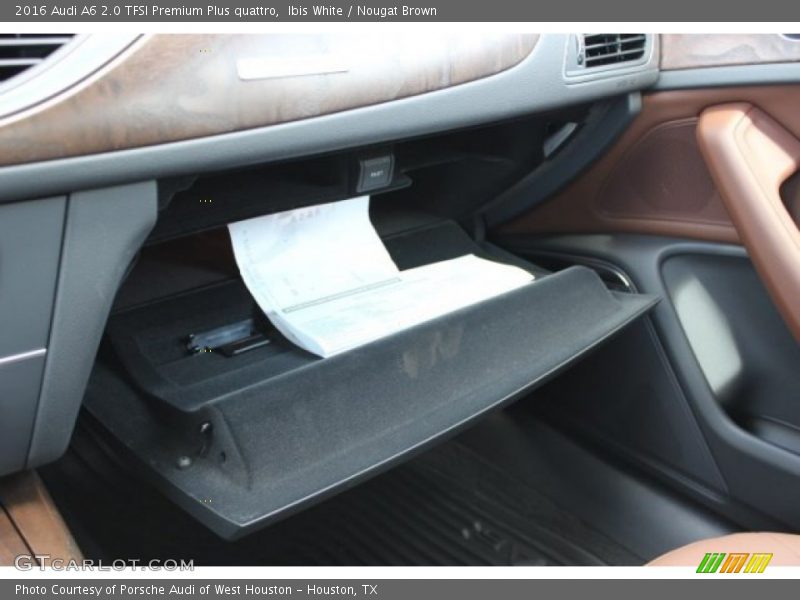Ibis White / Nougat Brown 2016 Audi A6 2.0 TFSI Premium Plus quattro