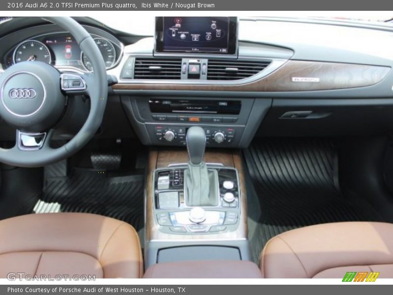 Ibis White / Nougat Brown 2016 Audi A6 2.0 TFSI Premium Plus quattro