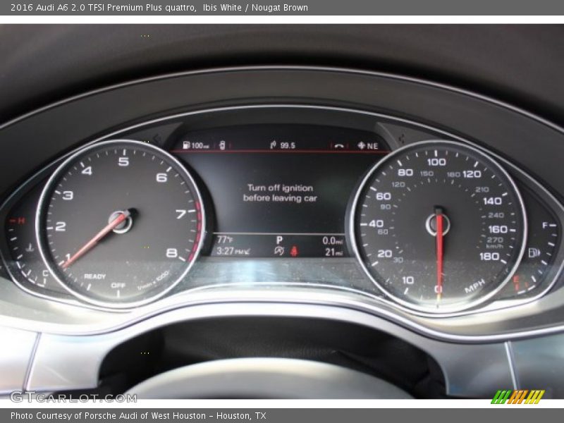 Ibis White / Nougat Brown 2016 Audi A6 2.0 TFSI Premium Plus quattro