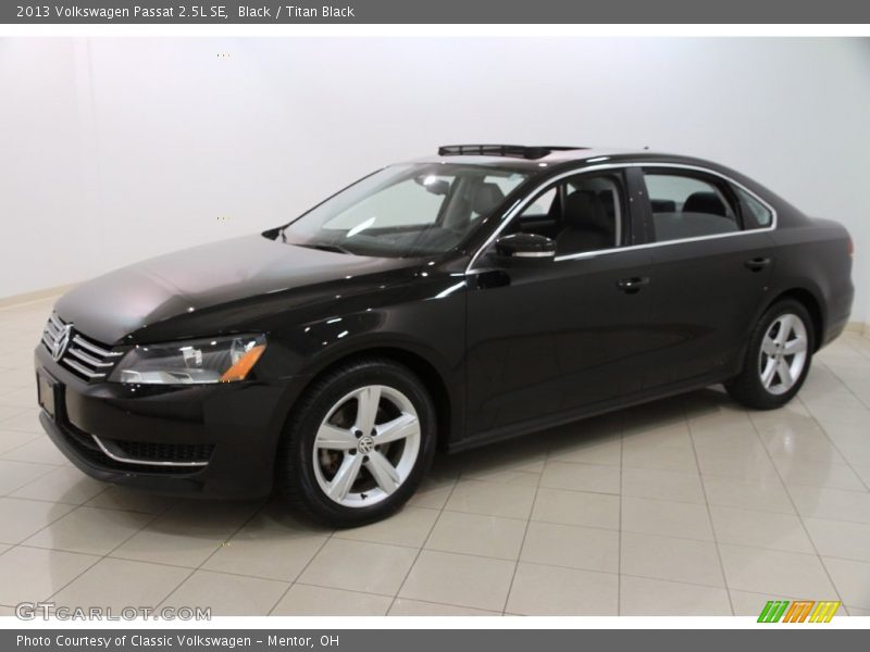 Black / Titan Black 2013 Volkswagen Passat 2.5L SE