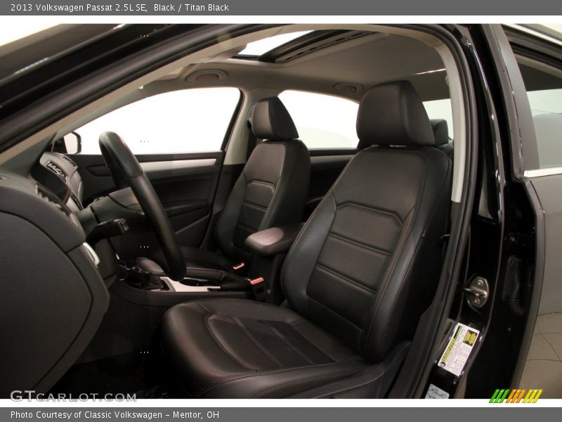 Black / Titan Black 2013 Volkswagen Passat 2.5L SE