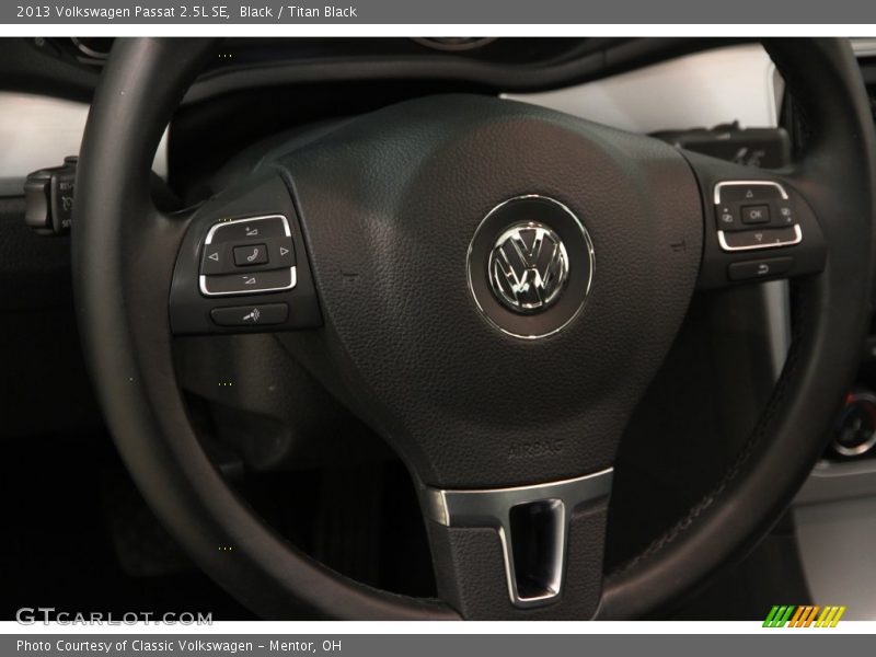 Black / Titan Black 2013 Volkswagen Passat 2.5L SE