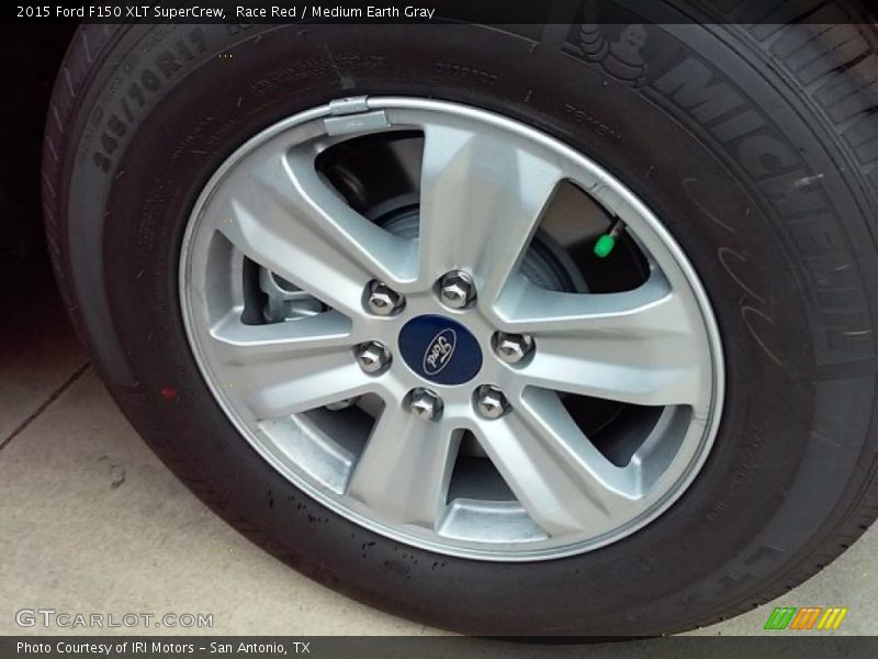 Race Red / Medium Earth Gray 2015 Ford F150 XLT SuperCrew