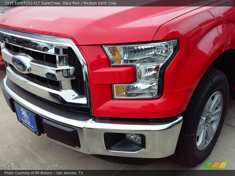 Race Red / Medium Earth Gray 2015 Ford F150 XLT SuperCrew