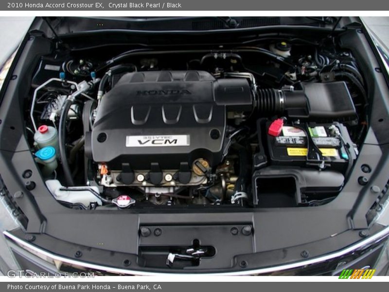 Crystal Black Pearl / Black 2010 Honda Accord Crosstour EX
