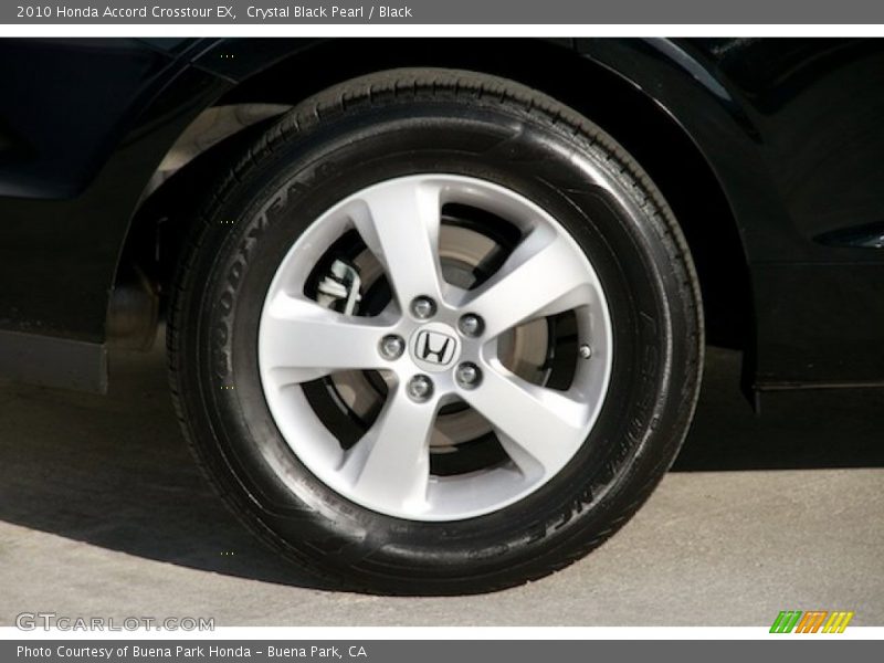 Crystal Black Pearl / Black 2010 Honda Accord Crosstour EX