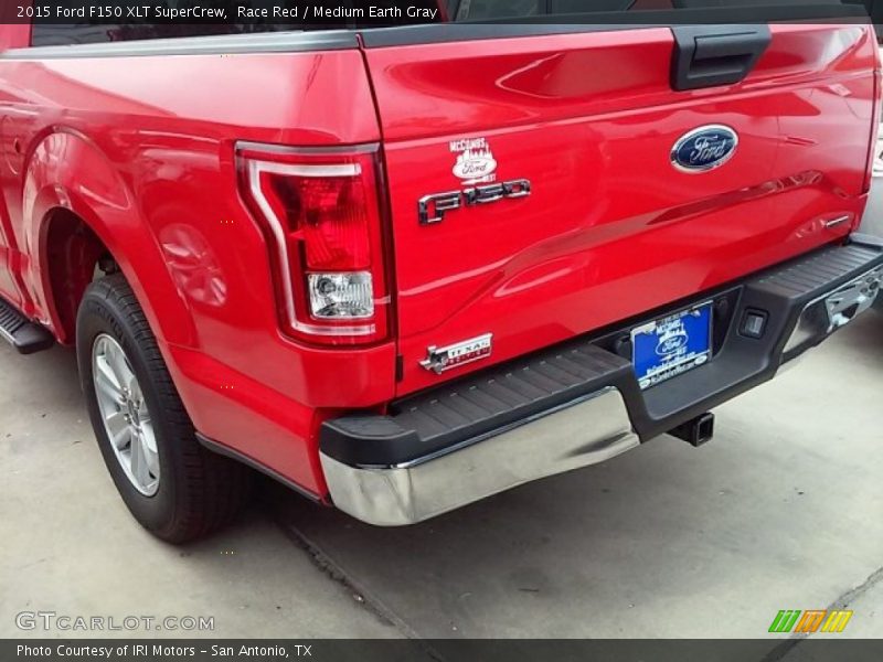 Race Red / Medium Earth Gray 2015 Ford F150 XLT SuperCrew