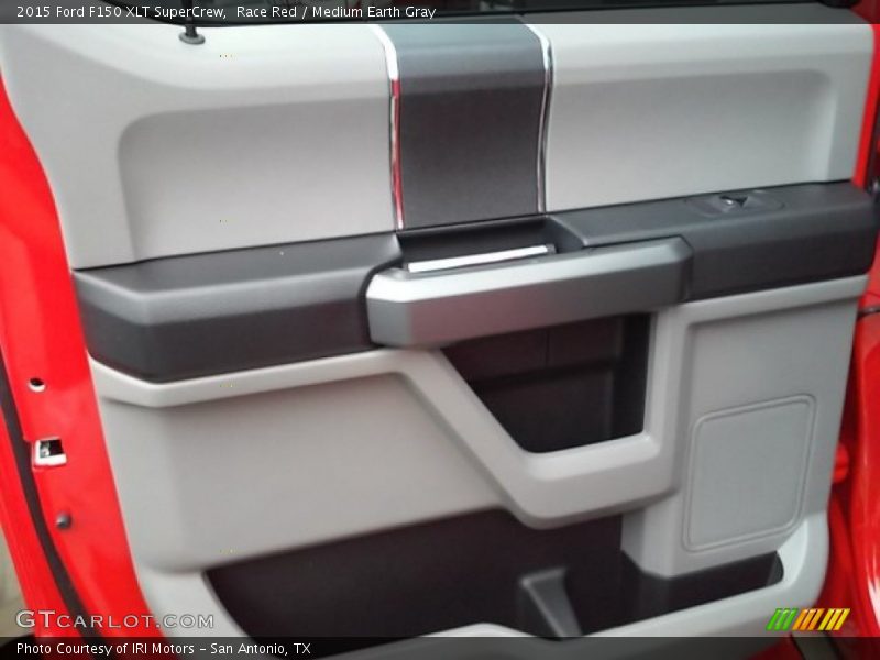 Race Red / Medium Earth Gray 2015 Ford F150 XLT SuperCrew