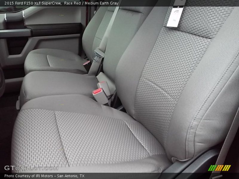 Race Red / Medium Earth Gray 2015 Ford F150 XLT SuperCrew