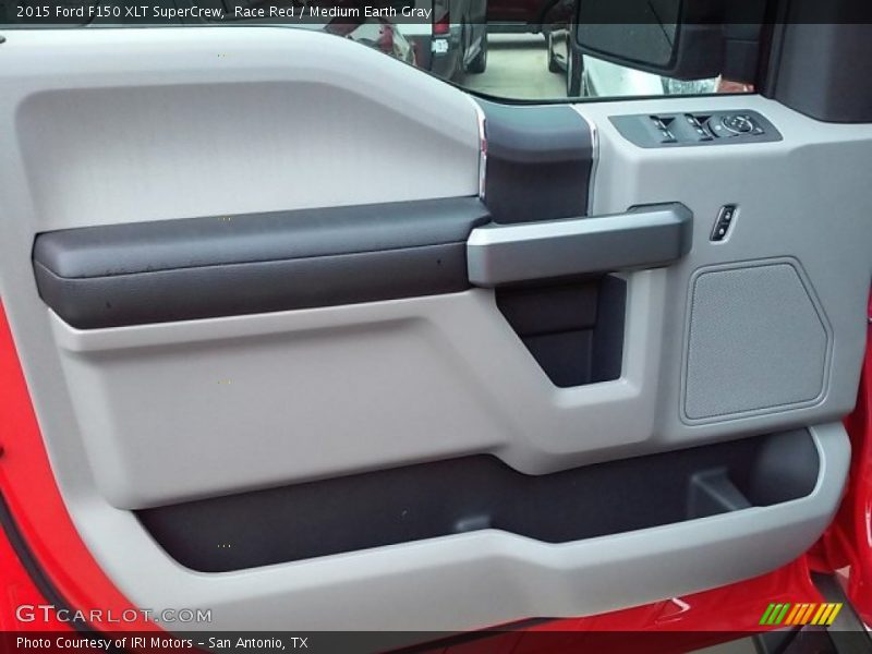 Race Red / Medium Earth Gray 2015 Ford F150 XLT SuperCrew