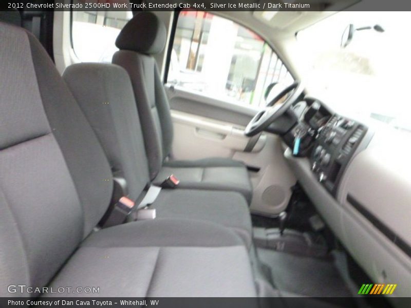 Silver Ice Metallic / Dark Titanium 2012 Chevrolet Silverado 2500HD Work Truck Extended Cab 4x4