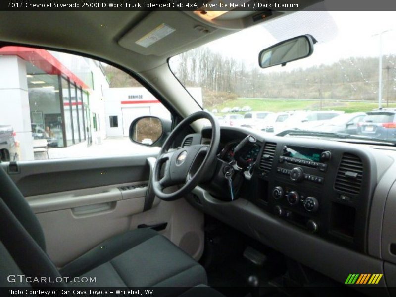 Silver Ice Metallic / Dark Titanium 2012 Chevrolet Silverado 2500HD Work Truck Extended Cab 4x4