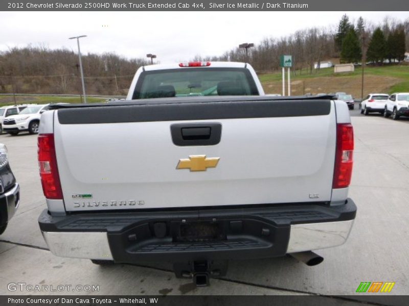 Silver Ice Metallic / Dark Titanium 2012 Chevrolet Silverado 2500HD Work Truck Extended Cab 4x4