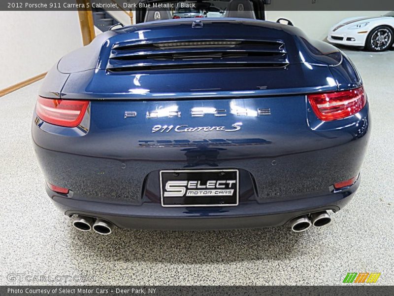 Dark Blue Metallic / Black 2012 Porsche 911 Carrera S Cabriolet