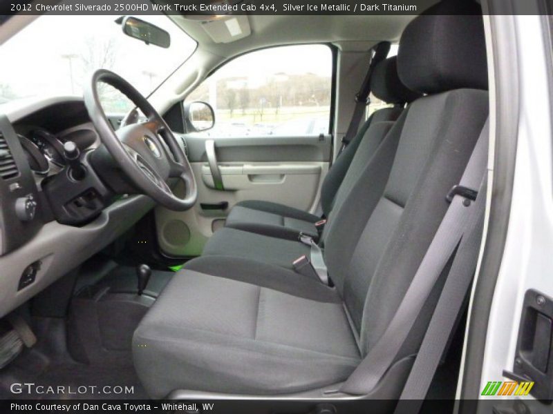 Silver Ice Metallic / Dark Titanium 2012 Chevrolet Silverado 2500HD Work Truck Extended Cab 4x4