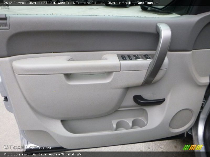 Silver Ice Metallic / Dark Titanium 2012 Chevrolet Silverado 2500HD Work Truck Extended Cab 4x4