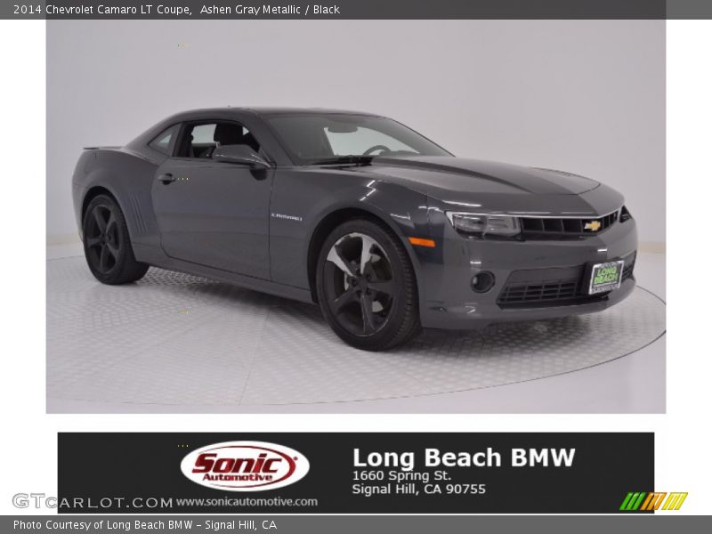 Ashen Gray Metallic / Black 2014 Chevrolet Camaro LT Coupe