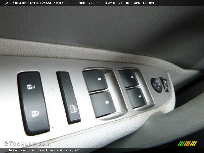 Silver Ice Metallic / Dark Titanium 2012 Chevrolet Silverado 2500HD Work Truck Extended Cab 4x4