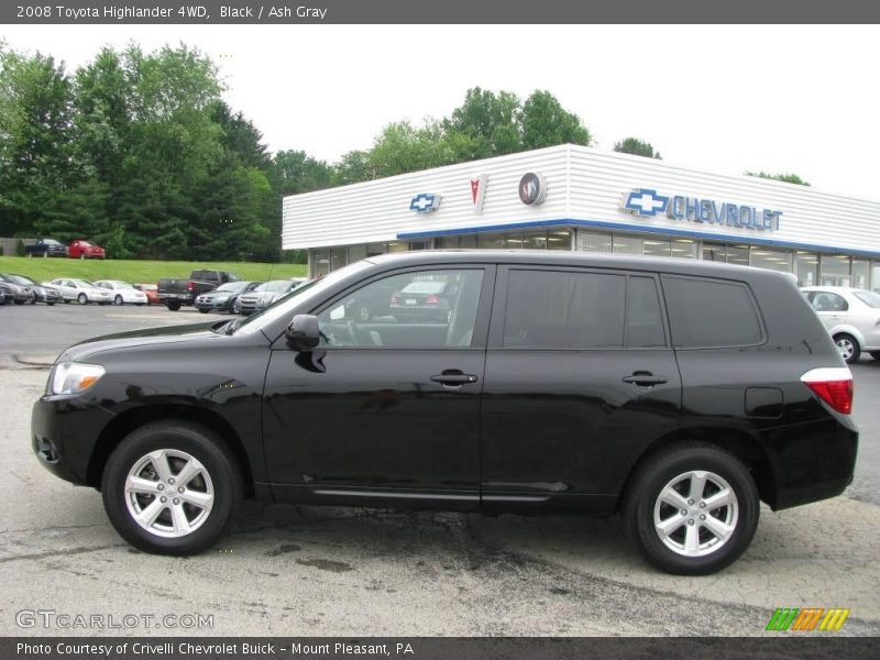 Black / Ash Gray 2008 Toyota Highlander 4WD