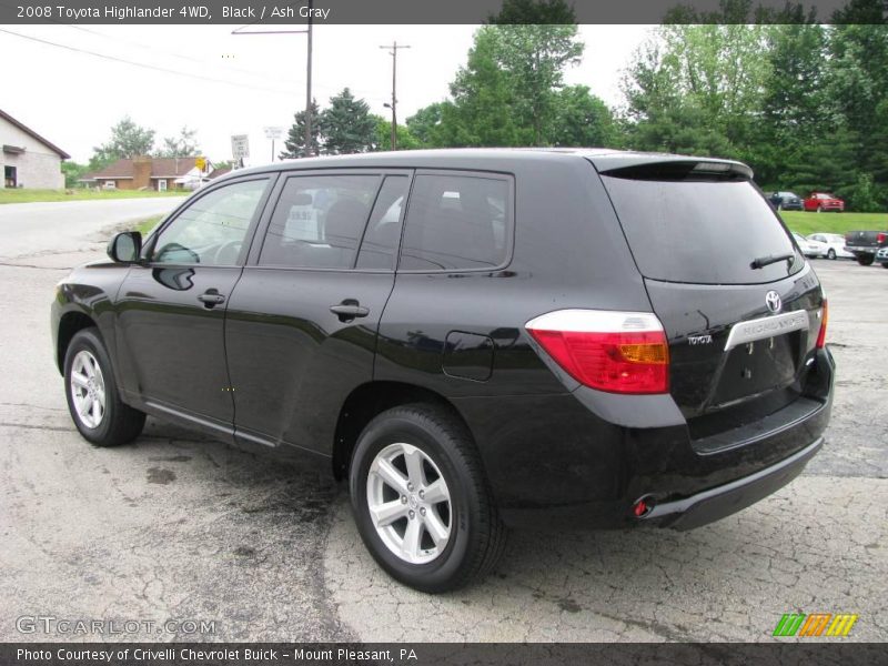 Black / Ash Gray 2008 Toyota Highlander 4WD