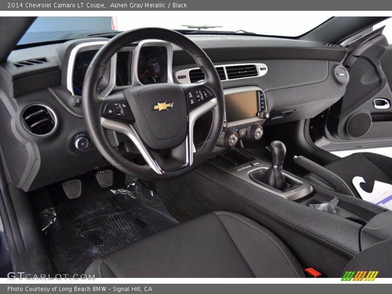 Ashen Gray Metallic / Black 2014 Chevrolet Camaro LT Coupe