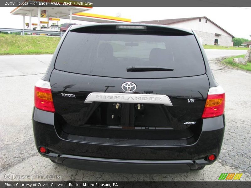 Black / Ash Gray 2008 Toyota Highlander 4WD