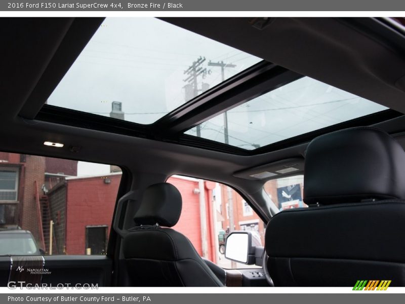 Sunroof of 2016 F150 Lariat SuperCrew 4x4