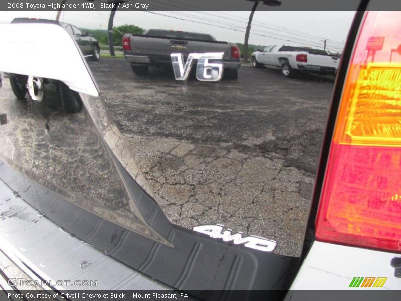 Black / Ash Gray 2008 Toyota Highlander 4WD