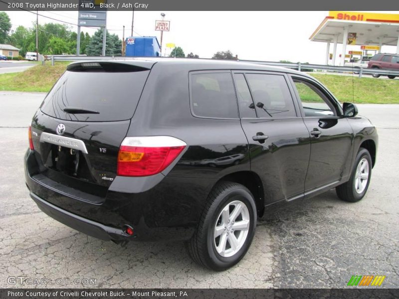 Black / Ash Gray 2008 Toyota Highlander 4WD