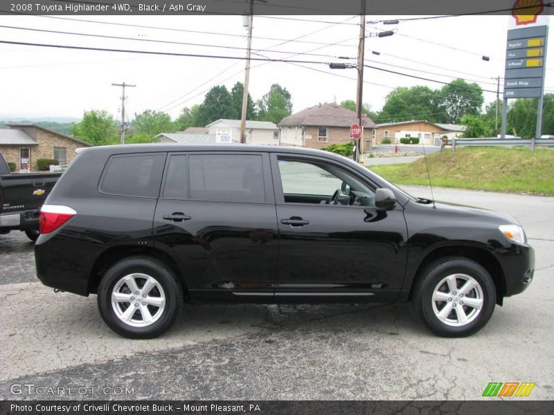 Black / Ash Gray 2008 Toyota Highlander 4WD
